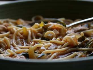 Asian Chili Chicken Noodle Soup