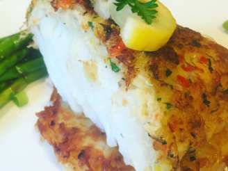 Crabmeat Crusted Chilean Sea Bass