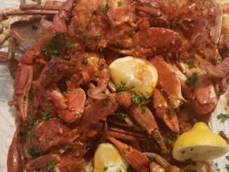Jersey Shore Garlic Crabs