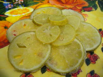 Candied Lime Slices