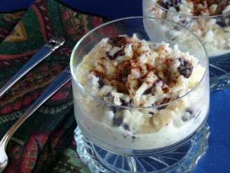 Rice Pudding With Dried Cherries