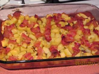 Crisp Potato and Bacon Casserole
