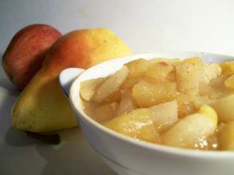 Chunky Pear and Applesauce