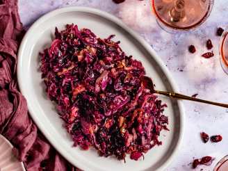 Crock Pot Baked Spiced Red Cabbage With Apples or Pears