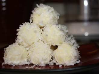 White Chocolate Limoncello Truffles