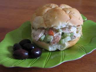 Mediterranean Chicken Salad Sandwiches