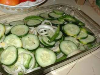 Easy Delicious Marinated Cucumber Slices