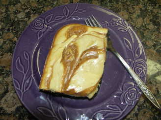 Caramel Swirl Cheesecake Brownies