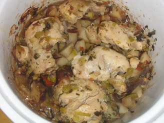 Slow Cooker Potato Leek Chicken