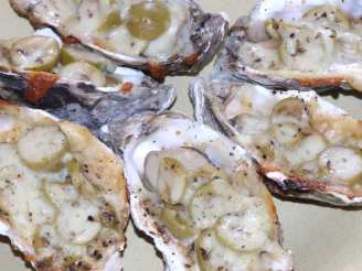 BBQ Oysters and Olives