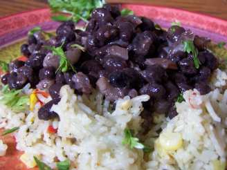 Simple Simple Simple! Black Beans and Onions