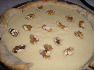 Butterscotch Cream Pie With a Walnut Crust