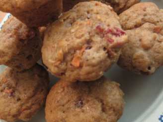 Mini Carrot Cranberry Muffins
