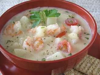 Shrimp Alfredo Chowder