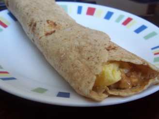Peanut Butter Protein Snack Wrap