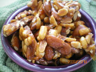 Hot and Sweet Nut Brittle