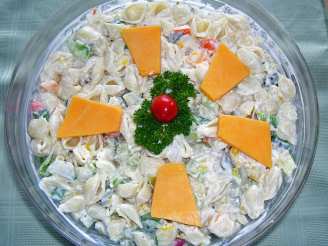 Sea Shell Pasta Salad or Wheelie Pasta Salad
