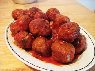 Mozzarella-Stuffed Meatballs
