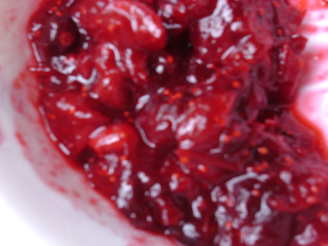 Ruby Cranberry Vanilla Sauce