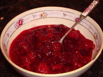 Cranberry and Raspberry Relish