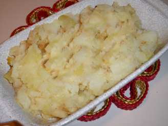 Celeriac, Potato and Roasted Garlic Mash