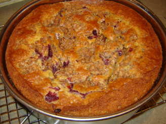Cranberry Sour Cream Coffee Cake
