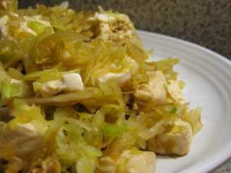 Easy Chinese Steamed Tofu and Cabbage