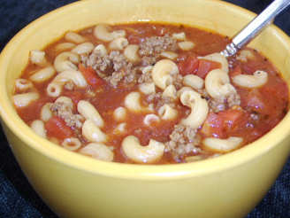 Pantry Tomato Beef Soup