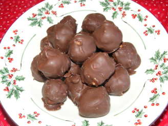 Holiday Chocolate Peanut Butter Balls
