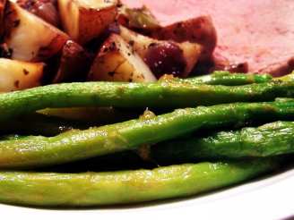 Apricot-Glazed Roasted Asparagus (Low Fat)