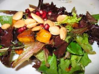 Roasted Butternut Squash, Marcona Almond & Pomegranate Salad