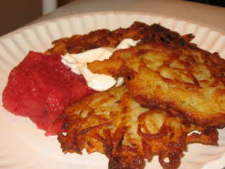 Crispy Vegan Latkes (Potato Pancakes) - Gluten-Free - Eating by Elaine