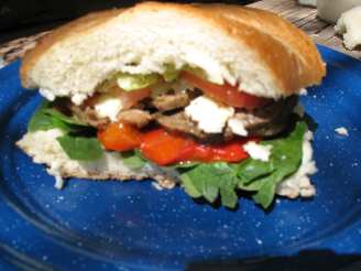 Roast Beef and Red Pepper Sandwiches