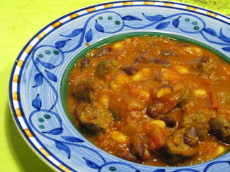 Spicy Bean Stew With Sausages