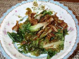 Flash Fried Spinach (Or Escarole)