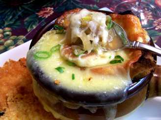 Unbelievable Onion Garlic Soup With Cheese Crisps