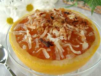 Broiled Grapefruit With Coconut