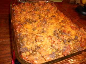 Fast Hamburger Casserole With a Mexican Twist
