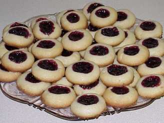Shortbread Cookies With Jam or Jelly Centers