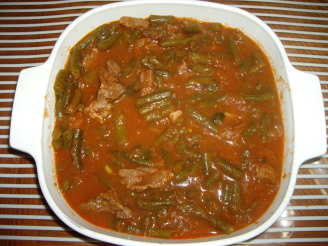 Green Bean Stew (Arabic Recipe)