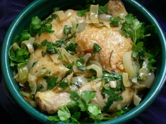 Chicken in Coriander / Cilantro Sauce