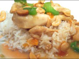 Apricot Chicken With Cashews