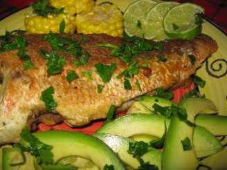 Fried Snapper With Avocado