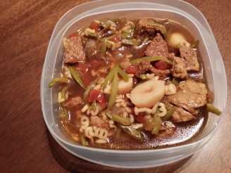 Leftover Meatloaf Soup