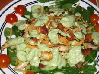 BLT Salad With Avocado Dressing