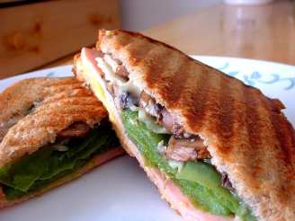 Turkey 2-Cheese Panini With Sauteed Vegetables