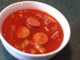 Mary's Hot & Spicy Sausage & Cabbage Soup