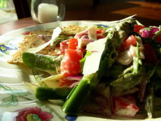 Asparagus & Tomato Salad W/Yoghurt Dressing (#6)