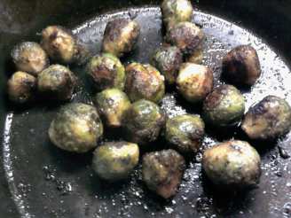 Sauteed Brussels Sprouts With Chervil