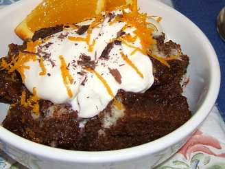 Chocolate Orange Soufflé Bread Pudding